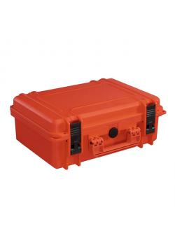 Plastkoffert - oransje - 464 x 366 x 176 mm - vanntett
