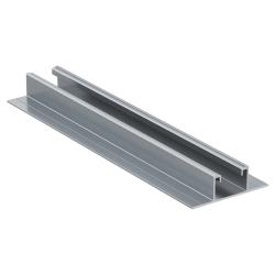 SolarFlat platetakprofil - aluminium - lengde 400 eller 4850 mm - pakke med 1 eller 50 stk - pris pr stk.