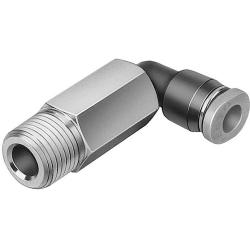 FESTO - QSMLL - Push-in L-fitting - Size Mini - Nominal size 0.9 to 3.1 mm - Pack of 10 - Price per pack