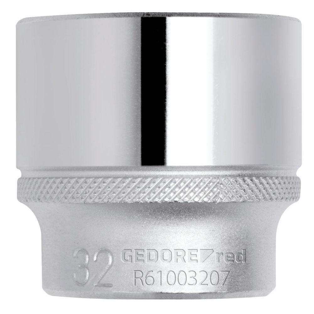 Gedore red socket - square drive 1/2 '' - hexagon drive 8 to 32 mm - price per piece