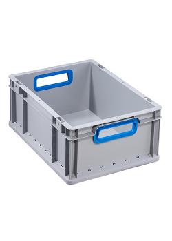 Euro containers ProfiPlus EuroBox 417 - with open handles - External dimensions (W x D x H) 400 x 300 x 170 mm