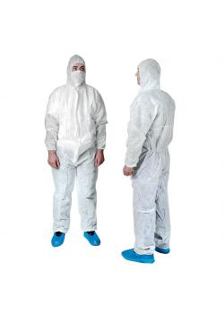 Disposable protective overalls