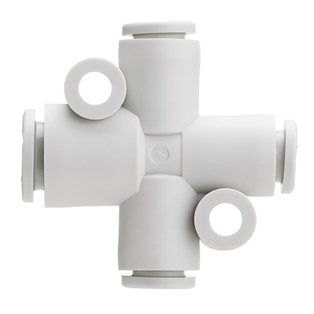 Raccordo a croce KQ2TY - PBT/PP - Tubo flessibile Ø 6 su 8 mm fino a 10 su 12 mm - Unità di imballaggio 5 o 10 pezzi - Prezzo per pezzo
