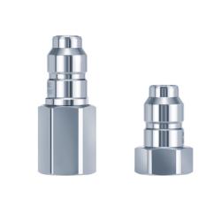 Snelkoppeling met stekker KKA - met terugslagklep - IG Rc 1/8" tot 1 1/2" - bouwgrootte 1/8 tot 1 1/4 - prijs per stuk