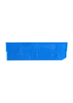 Longitudinal separator for VarioPlus ProExtra - C2 - polypropylene - blue - PU 5 pieces - price per PU