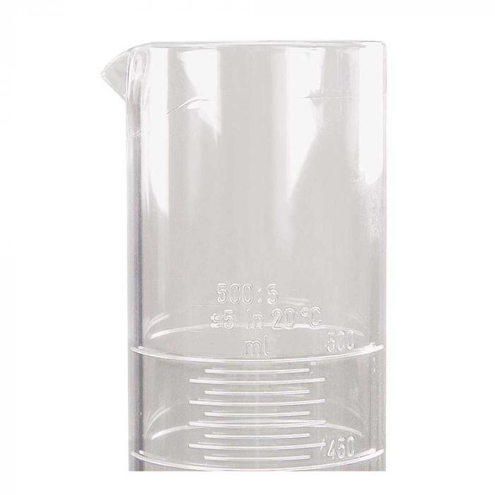 Mätcylinder - SAN glasklar - klass B - -40 °C till +70 °C - olika utföranden