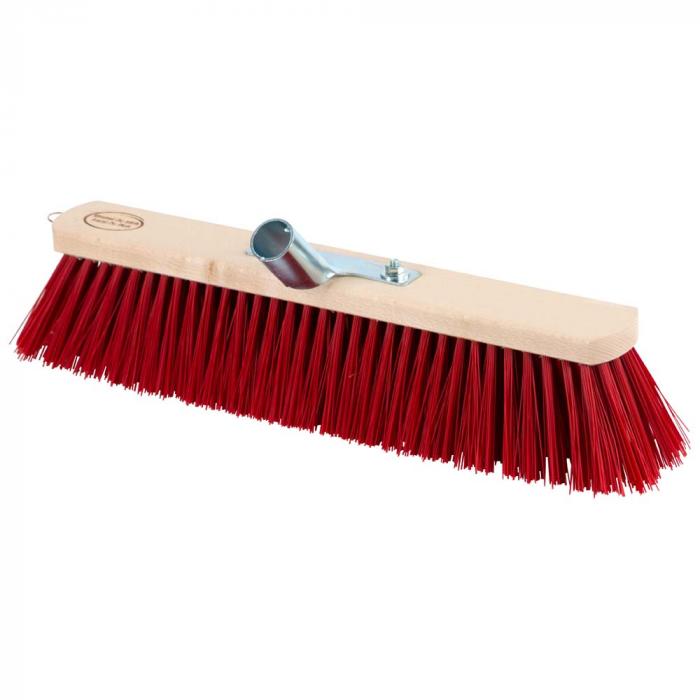 Large broom - without handle - red - width 40 to 100 cm - Ø handle 24 to 27 mm