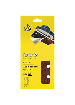 PS 22 K abrasives (set) kletthaftend - size 96 to 150 mm - SB-packed in the rider