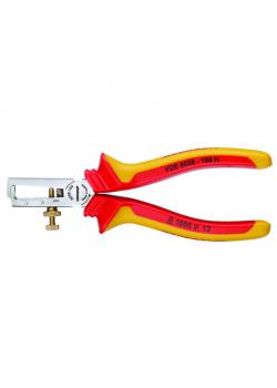 VDE stripping pliers - sheath-insulated - length 160 mm - ø 0.8 to 6 mm² cable