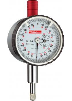 Precyzyjny czujnik zegarowy - ze 1/1000 mm czytanie - Zakres pomiarowy 1-5 mm - Ø 40-80 mm -