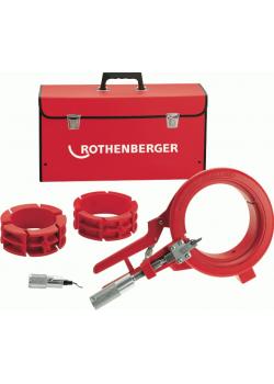 Appareil à tronçonner et chanfreiner pour plastique - Rocut - 50 à 160 mm –"Rothenberger"