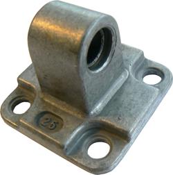 Svängfäste kopplingslänk - för kompaktcylinder ISO 21287 - aluminium