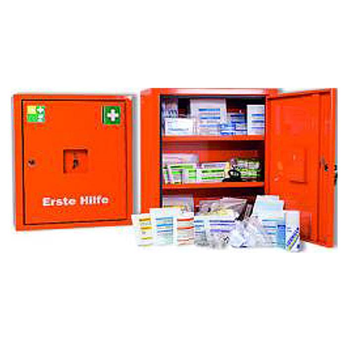 First Aid Cabinet - "EUROSAFE" - Industry Norm Plus - Filling Acc. To DIN13169
