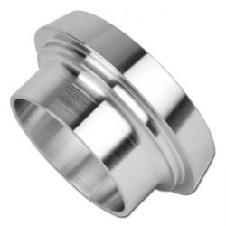 Threaded weld-on coupling - female piece - stainless steel