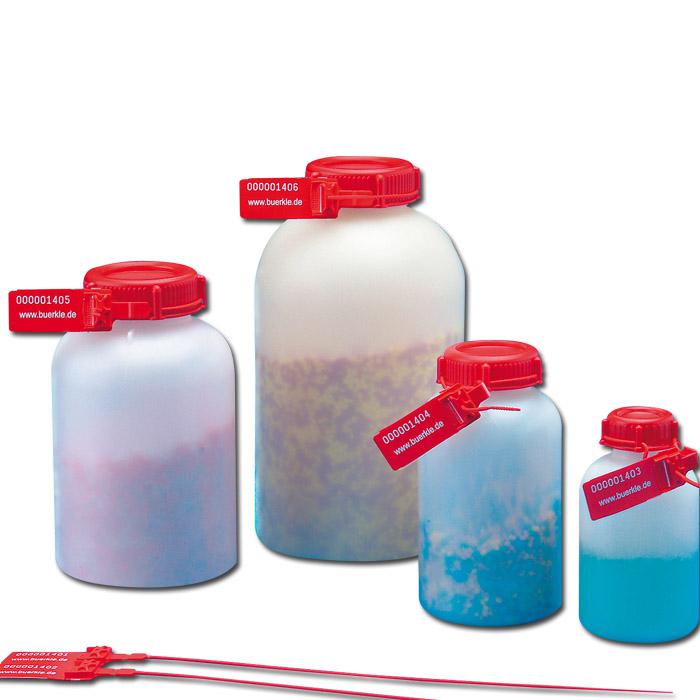 Sigillabile bottiglia a bocca larga - 250-2000 ml - Materiale HDPE