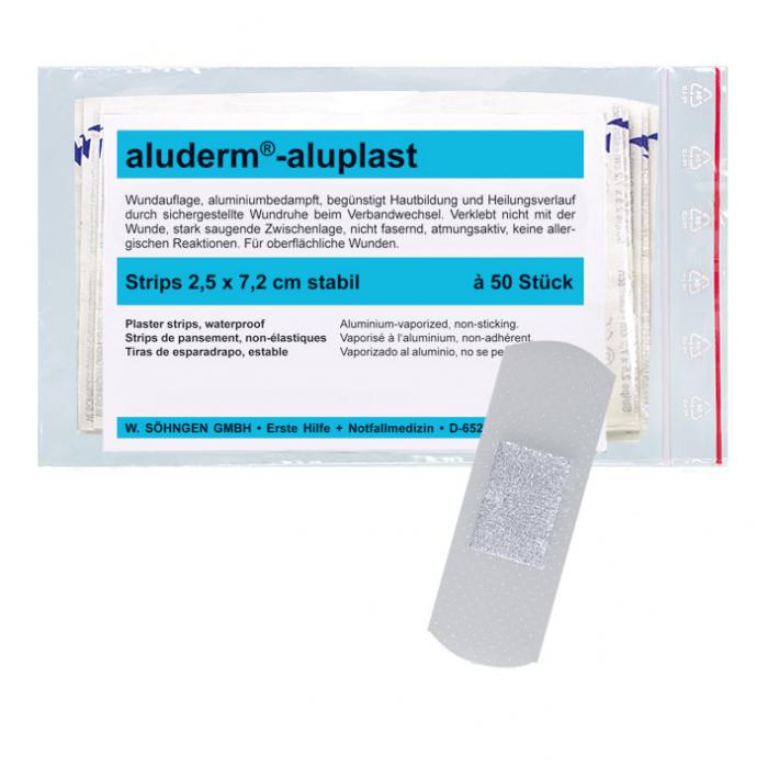aluderm®-aluplast - stabilne Strips - 10 lub 50 szt.