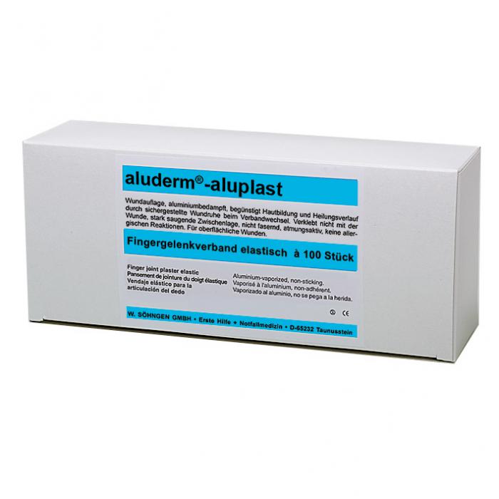 aluderm®-aluplast - elastyczne wczepy stowarzyszenie - kolor biały - 4,0x7,2 cm