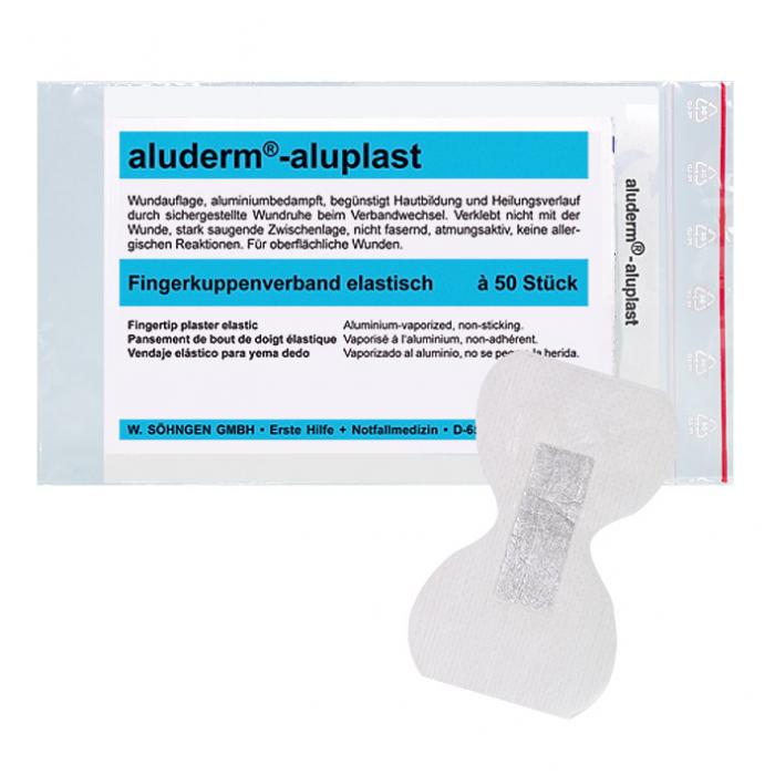 aluderm®-aluplast - elastisch Fingerkuppenverband - Farbe weiß - 4,3x7,2 cm