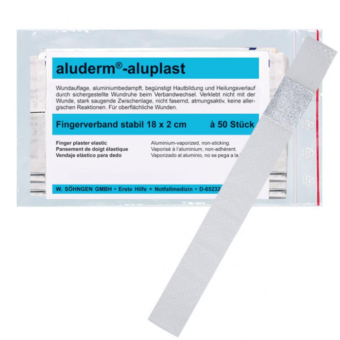 aluderm® aluplast - stabil finger dressing - 18 x 2 cm