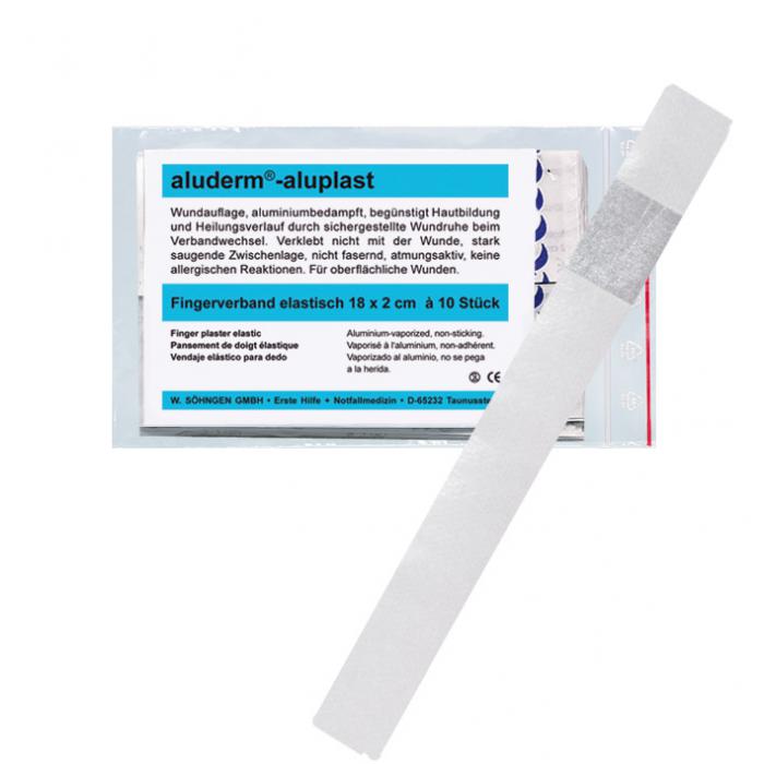 Aluderm®-aluplast elastisk finger bandage 18X2 cm - farve hvid
