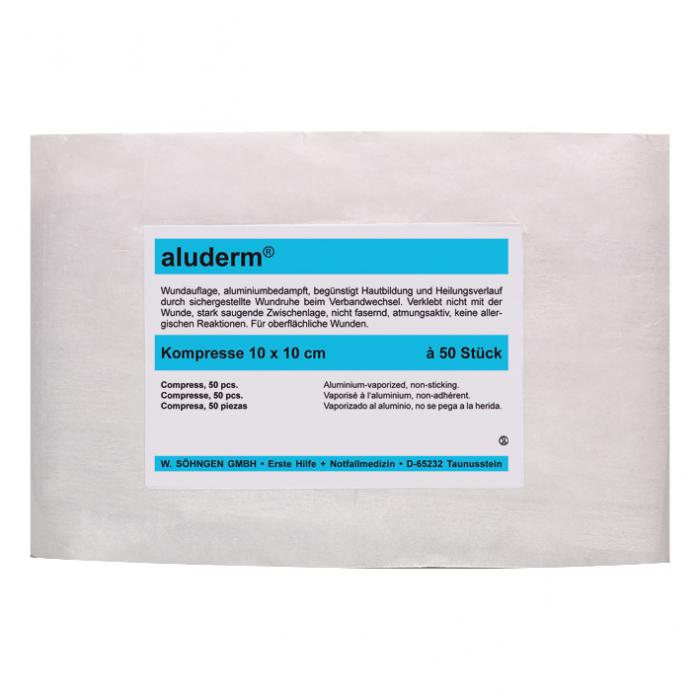 aluderm® kompresuje - 50 sztuk w sterylnej torbie
