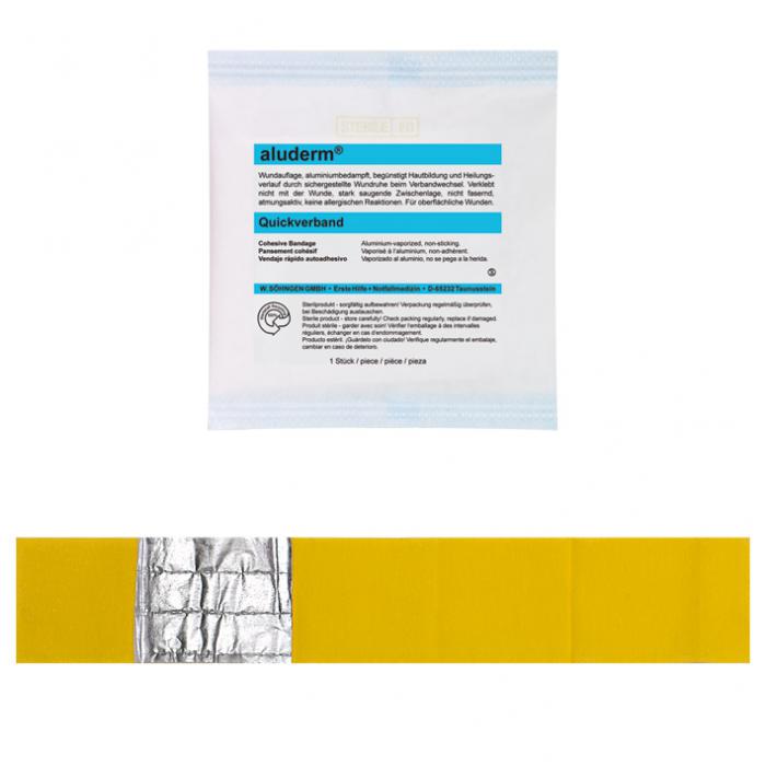 aluderm® Quick bandage fingers - Colour Yellow - Polyester fleece