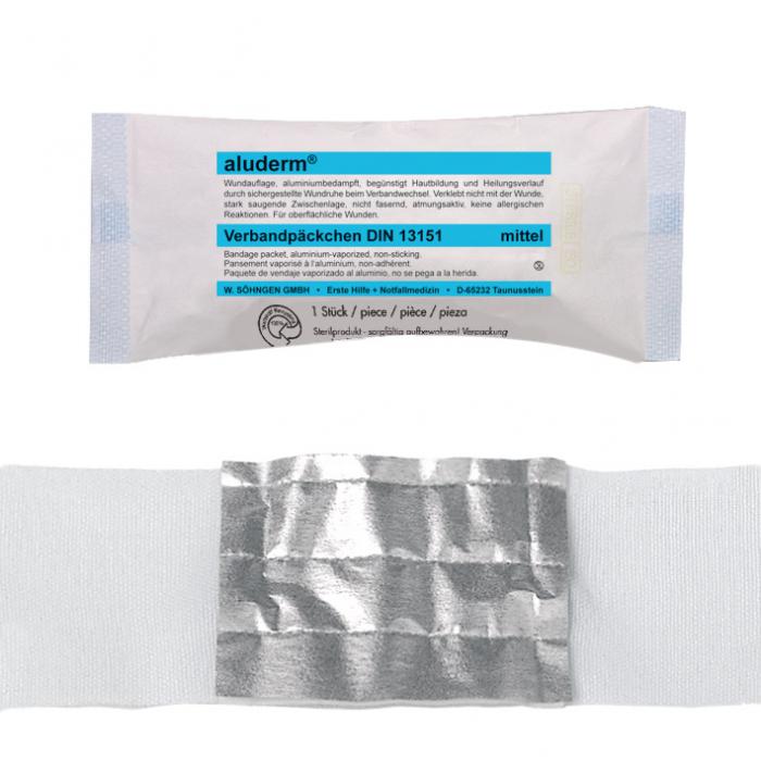 aluderm® Verbandpäckchen - DIN 13151 - Polyestervlies