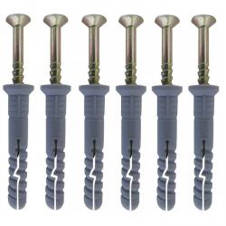 Fastening set - for corner protection rail - 8 x 40 mm