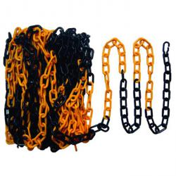 Plastic Chain "TEMKA" Length 25 m Yellow/Black