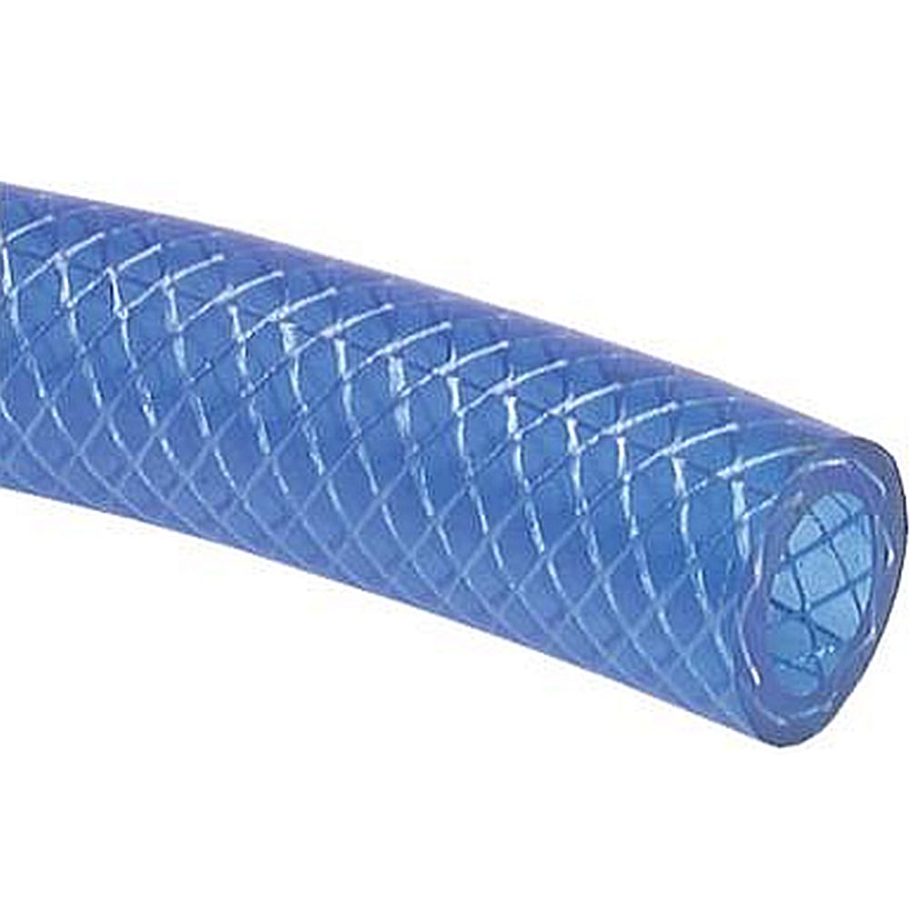 Tuyau en PVC renforcé - qualité alimentaire - bleu - Ø intérieur 9 à 19 mm - prix au mètre et au rouleau