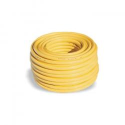 Tuyau d'arrosage en PVC - Armature en fils de polyester tressés - jaune - Ø intérieur 1/2 à 1 pouce - 8 à 12 bar - Prix au rouleau