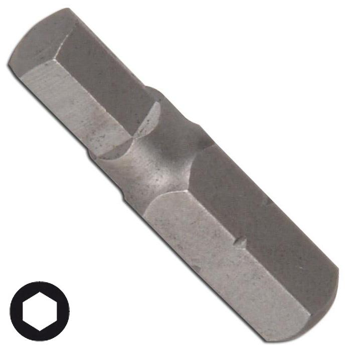 Bits sekskantsokkel - 1/4" - 25 mm - kromvanadiumstål