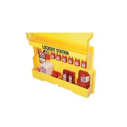 Locking station for electrical sector - sturdy plastic