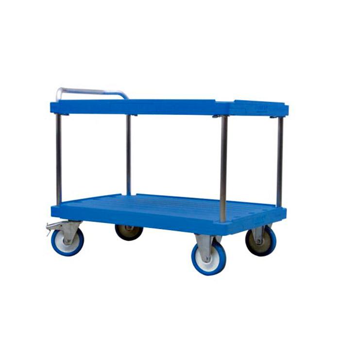 Table trolley - 2 floors - 1,000 kg - suitable to -20° C