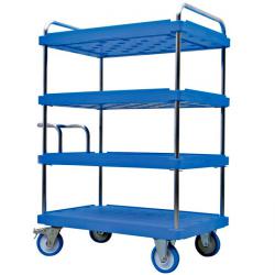 Shelf trolley - 4 floors - up to 1,000 kg - suitable to -20° C