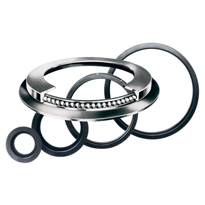 Anello con cuscinetto a sfere di precisione - acciaio - anello esterno Ã˜ esterno da 700 a 1208 mm - carico assiale da 3000 a 13000 kg - 120Â °