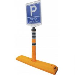 Schild "Parkplatz nur für Besucher" - 350 x 410 mm