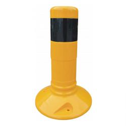 Bollards - Ø 80 - 300 mm - flexible - yellow / black - Material PUR
