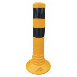 Bollards - Ø 80 - 450 mm in height - flexible - yellow / black - Material PUR