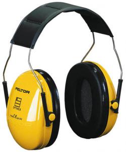 Hørselvern "Optime I" - hodebøyle - gul farge - EN 352/1