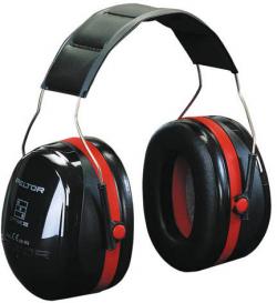 Ochrona słuchu "OPTIME III" - kolor czerwony - EN 352 / 1
