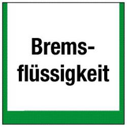 Umweltschild "Sammelbehälter für Bremsflüssigkeit" - 5-40cm
