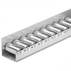 Tavolozze Roll Bar - ampio - rullo in acciaio - cuscinetti a sfera - Profilo aumento unilaterale - Portata 160 kg