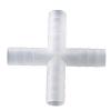 Cross tube fitting - PP - for Ø 3 to 15 mm - up to + 135 ° C - PU 10 pieces - price per PU
