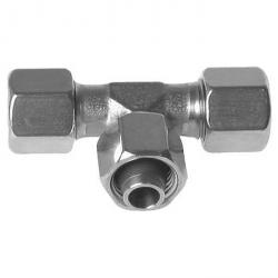 Connessione a vite con anello tagliente a T - serie L - acciaio inox 1.4571 - tubo Ã˜ 6 a 42 mm - IG M12 x 1.5 a M52 x 2 mm - PN a 315