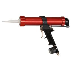 Tryckluftspistol - KB400 - för påsar och patroner - svart/röd