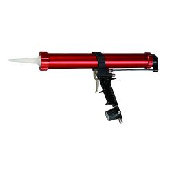 Pneumatisk press B600 til tasker - max 12 bar - sort / rød