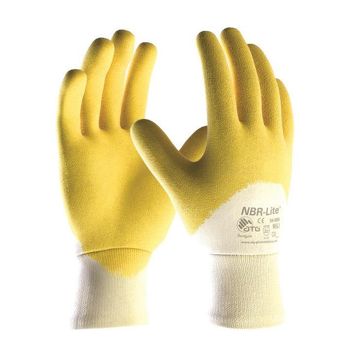 NBR-Lite® - Nitrile Gloves - Knit Wrist - price per pair