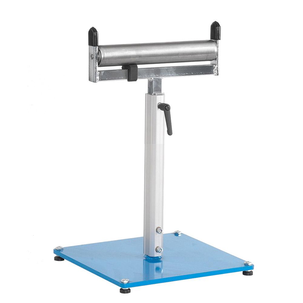 Material support stand TO-MAS - carrying roller 300 mm - adjustable height 470-1230 mm - carrying capacity 150 kg