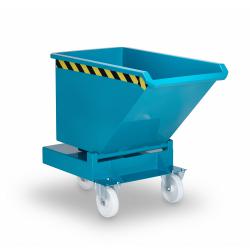 Trolley for front and pedestrian stackers - capacity 400 dm³ - galvanized